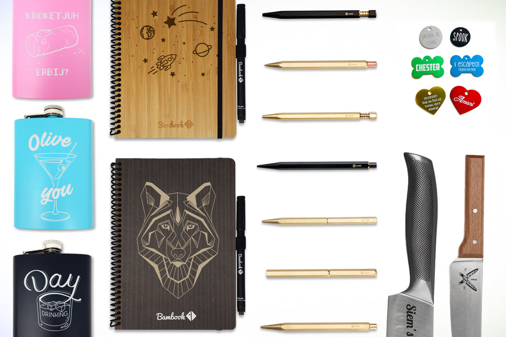 New notebooks, pens, knives and more!