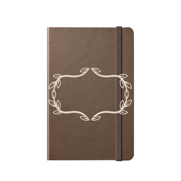 Design your own Moleskine hardcover pocket brown