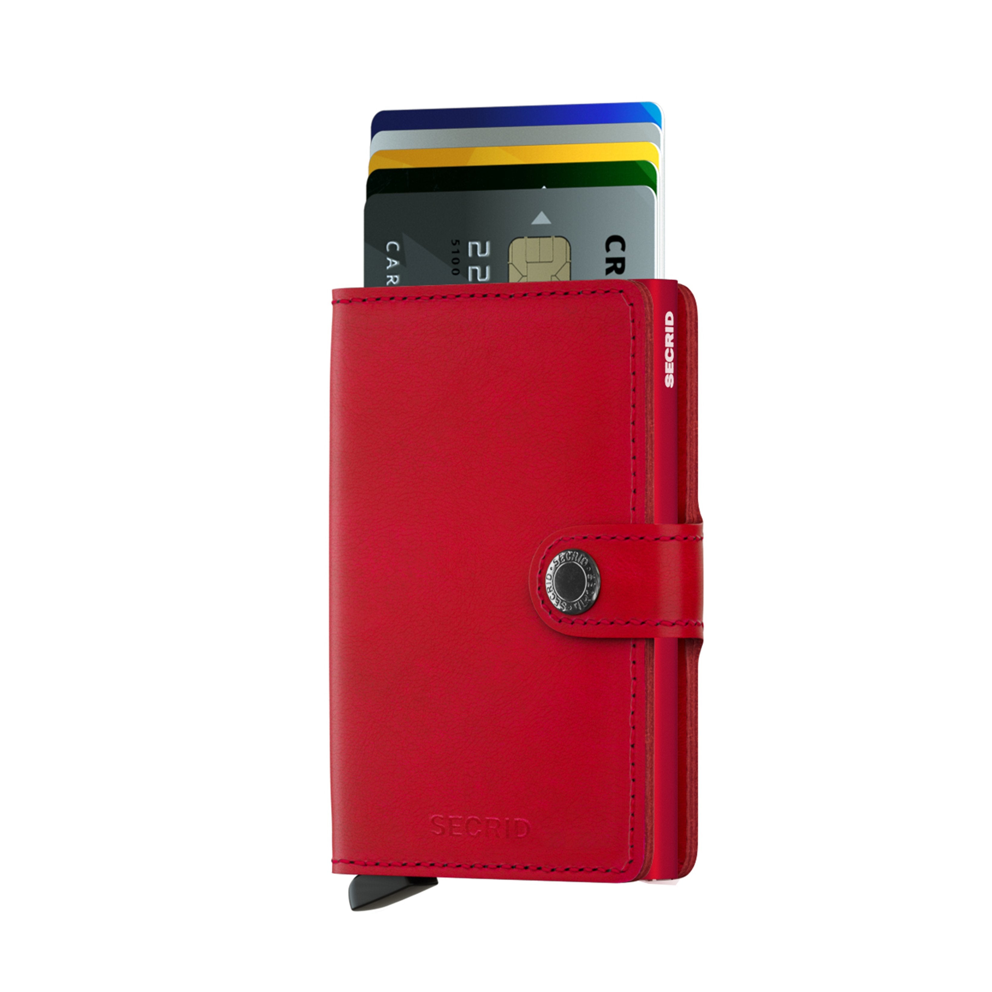 Miniwallet original red with 6 cards