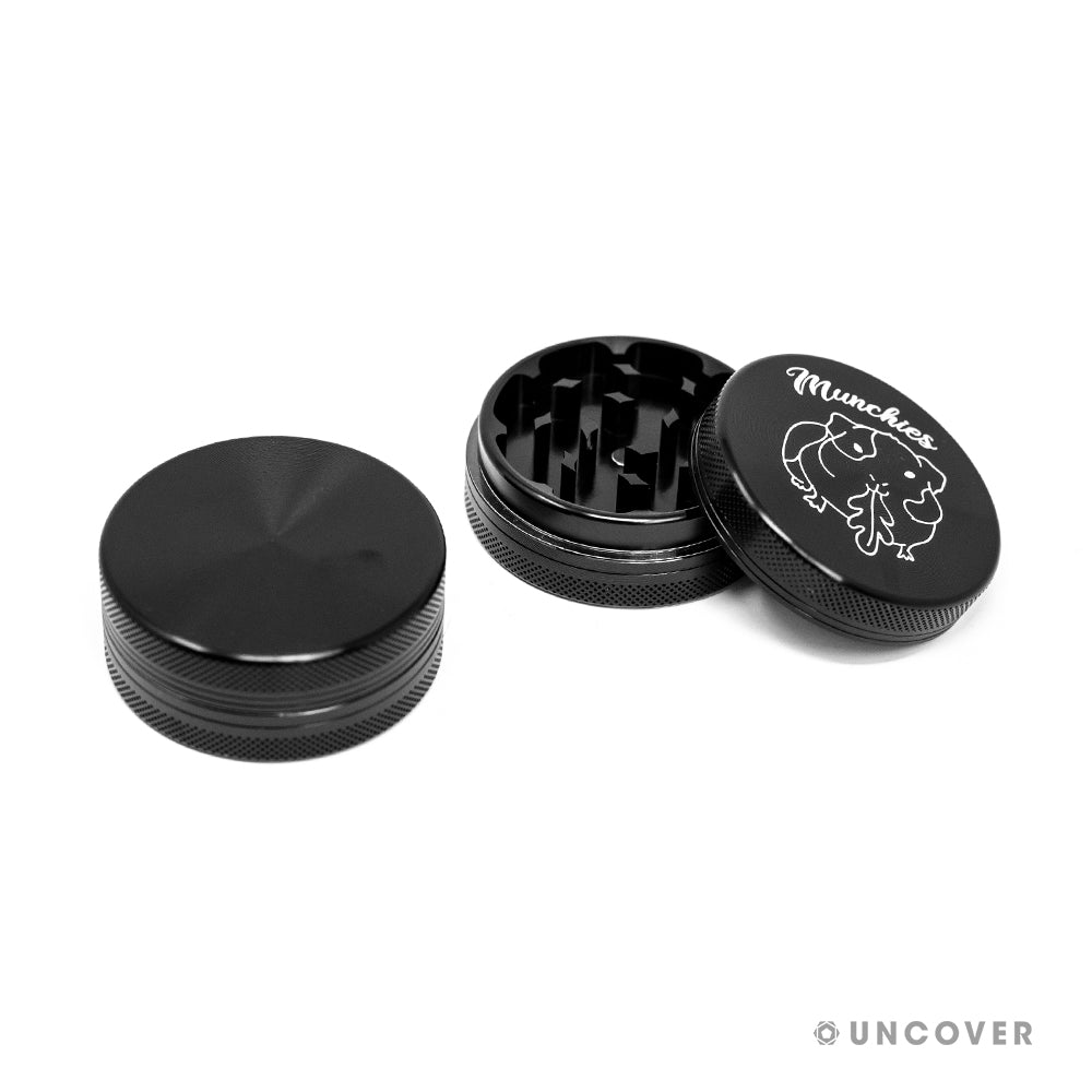 aluminium grinder black